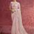 Pestel pink pure weave heavy designer sequins  & cut work border saree