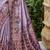 Lavender silk blend embroidered party wear Saree with blouse 