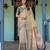 Beige color ready to wear saree with unstich blouse