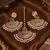 Pink Accent Traditional Earrings & Maang Tikka
