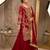 Red georgette embroidered sharara set