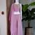 Mustard satin embroidered sharara set