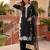 Black silk blend embroidered palazzo set