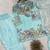 Blue silk blend embroidered salwar kameez