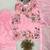 Pink silk blend embroidered salwar kameez