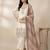 Beige georgette embroidered palazzo set