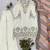 Beige georgette embroidered palazzo set