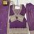 Lavender silk blend embroidered farshi salwar set