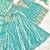 Sea green silk blend embroidered palazzo set