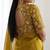 New trendy latest  gold shimmer saree with matching embroidered blouse