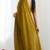 New trendy elegant gold solid saree with embellished blouse