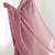 New trendy elegant baby pink solid saree with embellished blouse