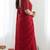New trendy elegant red solid saree with embellished blouse