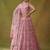 pink net embroidered lehenga choli