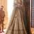 light gold silk blend embroidered lehenga choli