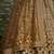 light gold silk blend embroidered lehenga choli