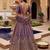 lavender silk blend embroidered lehenga choli