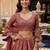 pink silk blend embroidered lehenga choli