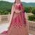 pink silk blend embroidered lehenga choli