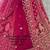 pink silk blend embroidered lehenga choli