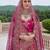 pink silk blend embroidered lehenga choli