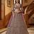 mauve net embroidered lehenga choli