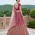 pink silk blend embroidered lehenga choli