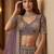 mauve net embroidered lehenga choli