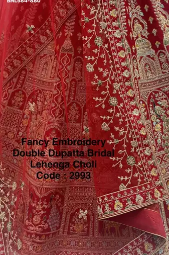 maroon silk embroidered lehenga choli