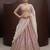 onion pink silk blend embroidered lehenga choli