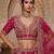 pink silk embroidered lehenga choli