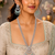 Rhodium finish premium long american diamond necklace set