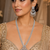 Rhodium finish premium cz long necklace set