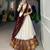 cream art silk woven Onam lehenga choli