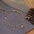 Gold color festive kundan necklace set