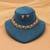 Rani & green color designer kundan set