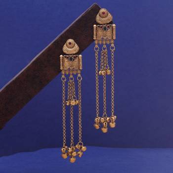 Rani & green color handmade kasmiri earrings 2
