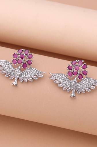 Rani color royal diamond earrings