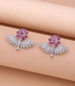 Rani color royal diamond earrings