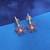 Rani color sparkling diamond earrings
