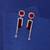 Red color american diamond earrings