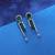 Green color designer diamond earrings