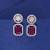 Rani color traditional diamond earrings