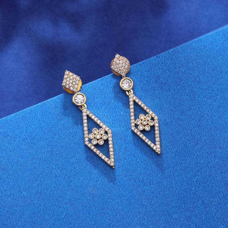 Gold color party wear earrings