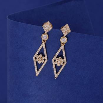 Gold color party wear earrings 2