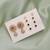 Assorted color 5 in 1 ad stud earrings set