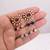 Assorted color 5 in 1 ad stud earrings pack
