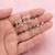 Assorted color 5 in 1 ad stud earrings collection