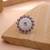 Purple color american diamond ring