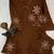 New latest stylish elegant brown embroidered kurti with matching pants co-ord set